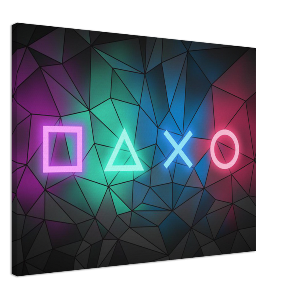 Game symbols neon